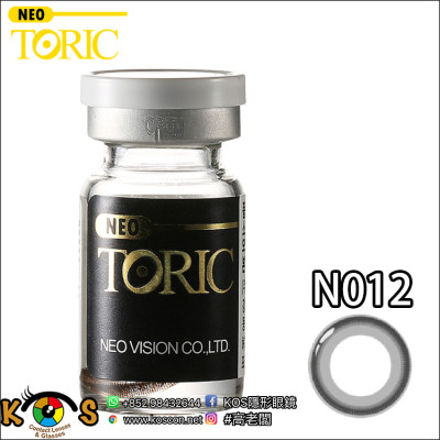 【散光】Neo N012 Chagall Black 半年抛棄散光彩妝隱形眼鏡  [난시]네오비젼 샤갈